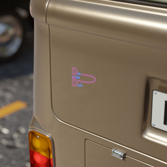 "Dix in the Dark" Die-Cut Outdoor Sticker